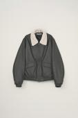 LAMB LEATHER JACKET / BROWN