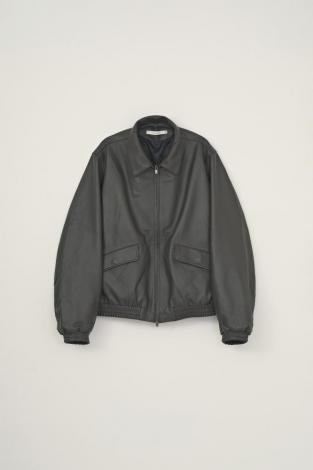 LAMB LEATHER JACKET / BROWN