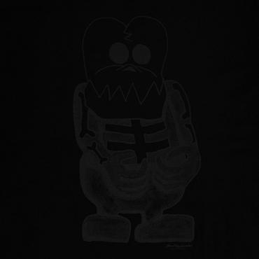 BxH SKULL-KUN 1997 Tee BLACK/BLACK