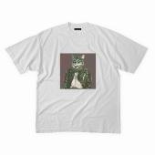 Cat print tee   *Light gray*