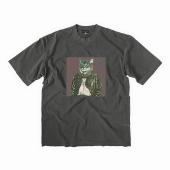Cat print tee   *Charcoal pigment dyed*