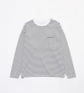 BIG BORDER CUTSEWN *ホワイト×ブラック*
