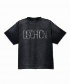 "DISTORTION" TEE *ブラック*