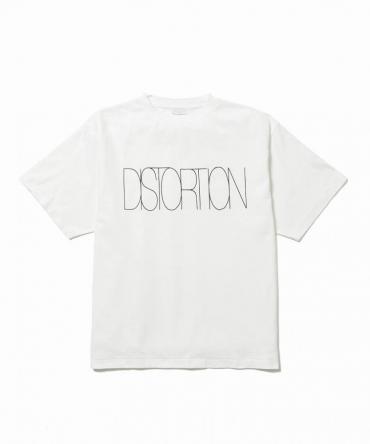 "DISTORTION" TEE *ホワイト*