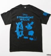 BxH / STEAMBOAT WILLIE Tee *ブラック×ブルー*