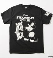 BxH / STEAMBOAT WILLIE Tee *ブラック×ホワイト*