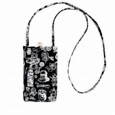 Smile patch Mini shoulder bag *BLACK/BLACK*