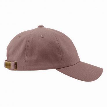 Smile embroidery Low cap *Smokey mauve*