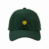 Smile embroidery Low cap *British green*