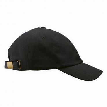 Smile embroidery Low cap *Black*