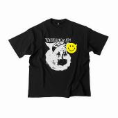 Beethoven & smile Big silhouette tee *Black*