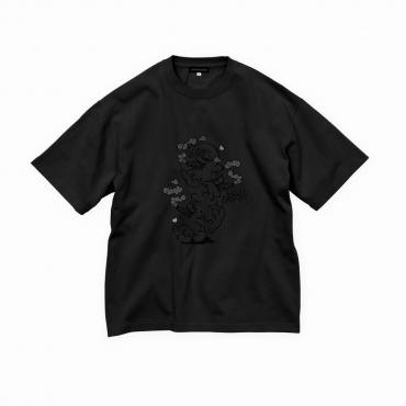 Chilling smaxx Big silhouette tee *BLACK*