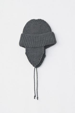 ×CA4LA / EAR FLAP KNIT CAP *グレー*