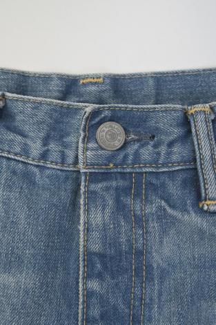 ×HAGUN / TORN PIPE DENIM PANTS *ブルー*