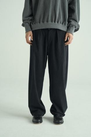 CORDUROY EASY PANTS *ブラック*