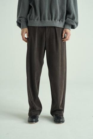 CORDUROY EASY PANTS *ブラウン*