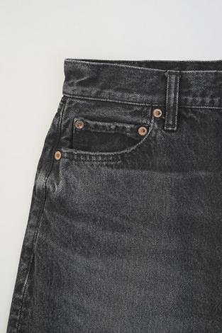 ×HAGUN / WIDE PIPE DENIM PANTS *ブラック*