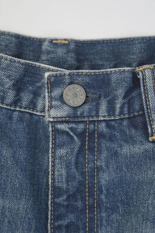 ×HAGUN / WIDE PIPE DENIM PANTS *ブルー*