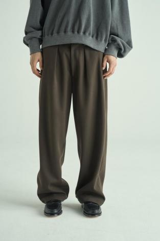 WIDE EASY PANTS *ブラウン*