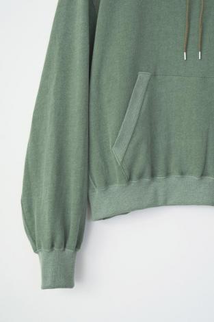 VINTAGE EFFECT SHORT PARKA *グリーン*