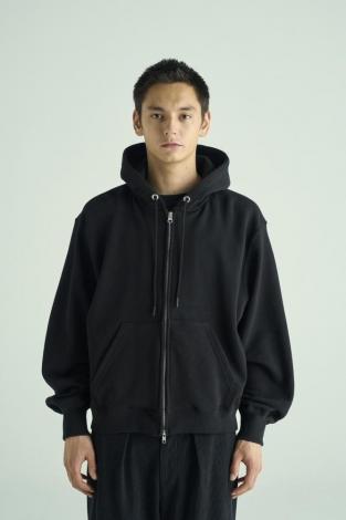 SHORT ZIP PARKA *ブラック*