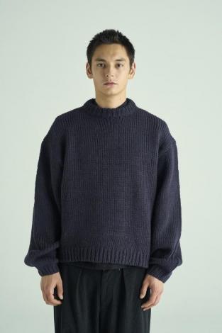 LOW GAUGE KNIT *ネイビー*