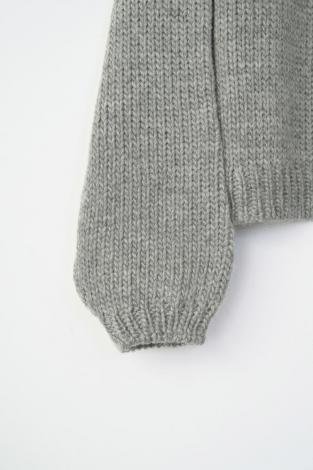LOW GAUGE KNIT *グレー*