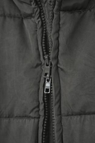 VINTAGE EFFECT PADDED VEST *ブラック*