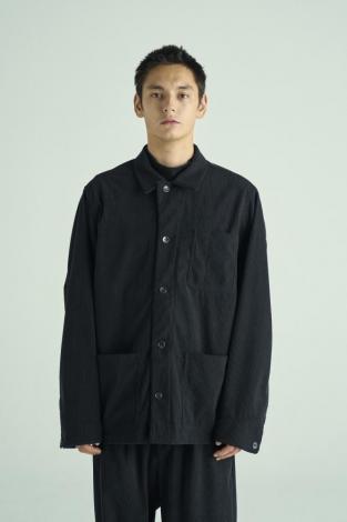 CORDUROY COVERALL JACKET *ブラック*