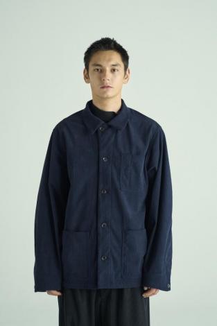 CORDUROY COVERALL JACKET *ネイビー*