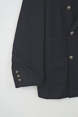 DOUBLE BRESTED JACKET *ネイビー*