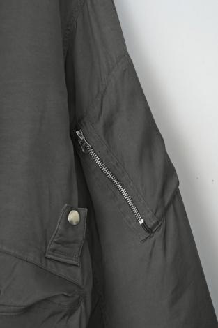 VINTAGE EFFECT MA-1 JACKET *ブラック*