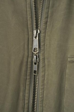 VINTAGE EFFECT MA-1 JACKET *カーキ*