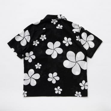 FLOWER ALOHA S/S SHIRT *ブラック*