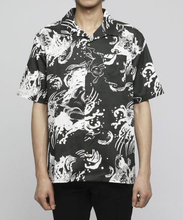 Devil fish shirt [ FRS012 ] *ブラック*