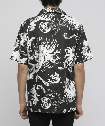 Devil fish shirt [ FRS012 ] *ブラック*