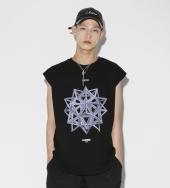 Davinci Error No Sleeve T-shirt[LEC898] *ブラック*