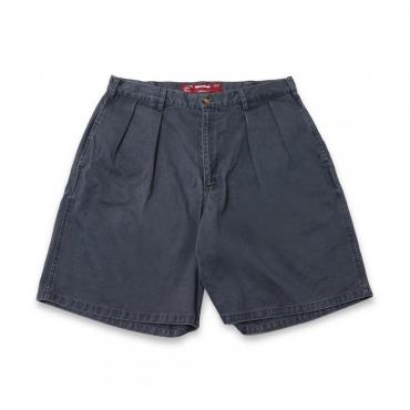 Pleated Short(Pigment Dye) *チャコール*