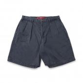Pleated Short(Pigment Dye) *チャコール*
