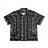 Bandana Pattern S/S Shirt *ブラック*
