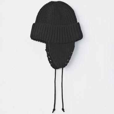 ×CA4LA / EAR FLAP KNIT CAP *ブラック*