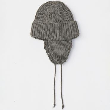 ×CA4LA / EAR FLAP KNIT CAP *ブラウン*