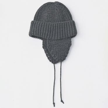 ×CA4LA / EAR FLAP KNIT CAP *グレー*