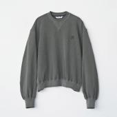 VINTAGE EFFECT SHORT SWEAT *ブラック*