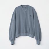 VINTAGE EFFECT SHORT SWEAT *ネイビー*