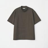 MOCK NECK TEE *ブラウン*
