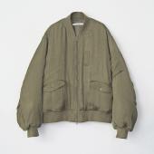 VINTAGE EFFECT MA-1 JACKET *カーキ*
