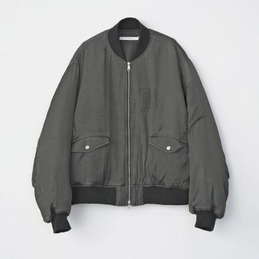 VINTAGE EFFECT MA-1 JACKET *ブラック*