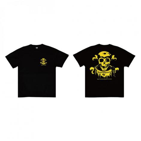 BxH D-BEAT SKULL Tee 【BLACK/YELLOW】
