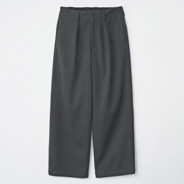 WIDE EASY PANTS *チャコールグレー*